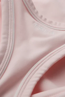 TALA Coffee Dates|Tennis / Padel*DayFlex Built-In Support V Neck Racer Vest - Ballet Slipper