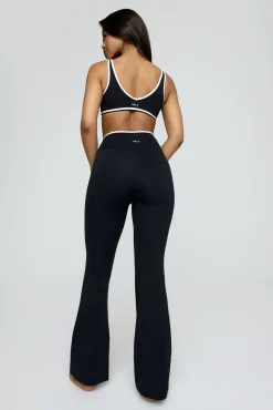 TALA Coffee Dates|Yoga / Pilates*DayFlex Contrast Trim Wrap High Waisted Flared Yoga Pant -