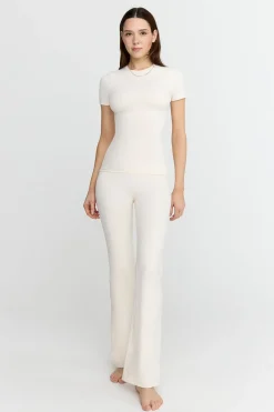 TALA Coffee Dates|Tops / Vests*DayFlex Essential Full Length T-Shirt - Buttermilk