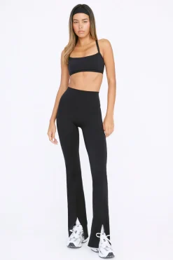 TALA Coffee Dates|Yoga / Pilates*DayFlex High Waisted Split Hem Flared Yoga Pant - Shadow