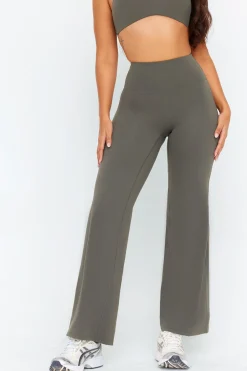 TALA Coffee Dates|Yoga / Pilates*DayFlex High Waisted Wide Leg Yoga Pant - Dark Olive