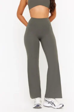 TALA Coffee Dates|Yoga / Pilates*DayFlex High Waisted Wide Leg Yoga Pant - Dark Olive