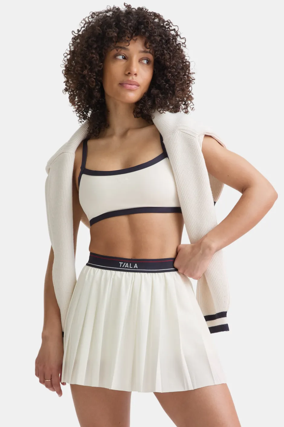 TALA Coffee Dates|Tennis / Padel*DayFlex Logo Pleated Skort -