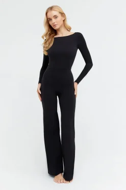 TALA Coffee Dates|Yoga / Pilates*DayFlex Long Sleeve Wide Leg Unitard -