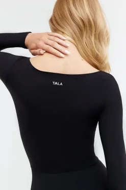 TALA Coffee Dates|Yoga / Pilates*DayFlex Long Sleeve Wide Leg Unitard -