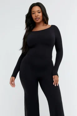 TALA Coffee Dates|Yoga / Pilates*DayFlex Long Sleeve Wide Leg Unitard -