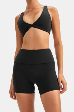 TALA Coffee Dates|Yoga / Pilates*DayFlex Multiway Fold Waist Cycling Shorts - Shadow