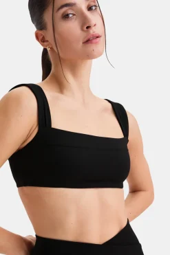 TALA Coffee Dates|Yoga / Pilates*DayFlex Ruched Bandeau Sports Bra - Shadow