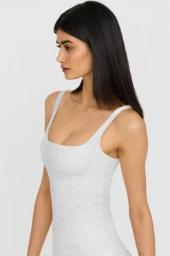 TALA Yoga / Pilates|Tops / Vests*DayFlex Square Neck Full Length Vest - Marl