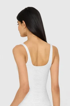 TALA Yoga / Pilates|Tops / Vests*DayFlex Square Neck Full Length Vest - Marl