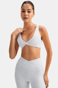 TALA Coffee Dates|Yoga / Pilates*DayFlex Twist Front Sports Bra - Marl