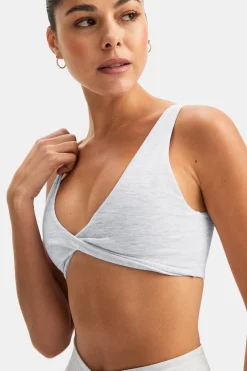TALA Coffee Dates|Yoga / Pilates*DayFlex Twist Front Sports Bra - Marl