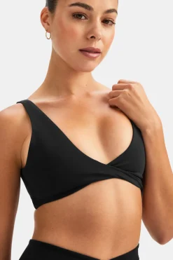 TALA Coffee Dates|Yoga / Pilates*DayFlex Twist Front Sports Bra - Shadow