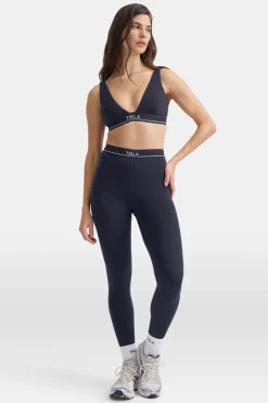 TALA Coffee Dates|Tennis / Padel*DayFlex V Neck Logo Band Sports Bra -