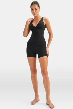TALA Coffee Dates|Yoga / Pilates*DayFlex V Neck Vest - Shadow