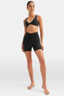 TALA Coffee Dates|Yoga / Pilates*DayFlex Wrap Cycling Shorts - Shadow