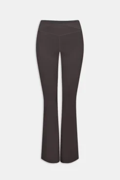 TALA Coffee Dates|Yoga / Pilates*DayFlex Wrap Flared Yoga Pant - Cool Espresso