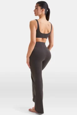 TALA Coffee Dates|Yoga / Pilates*DayFlex Wrap Flared Yoga Pant - Cool Espresso