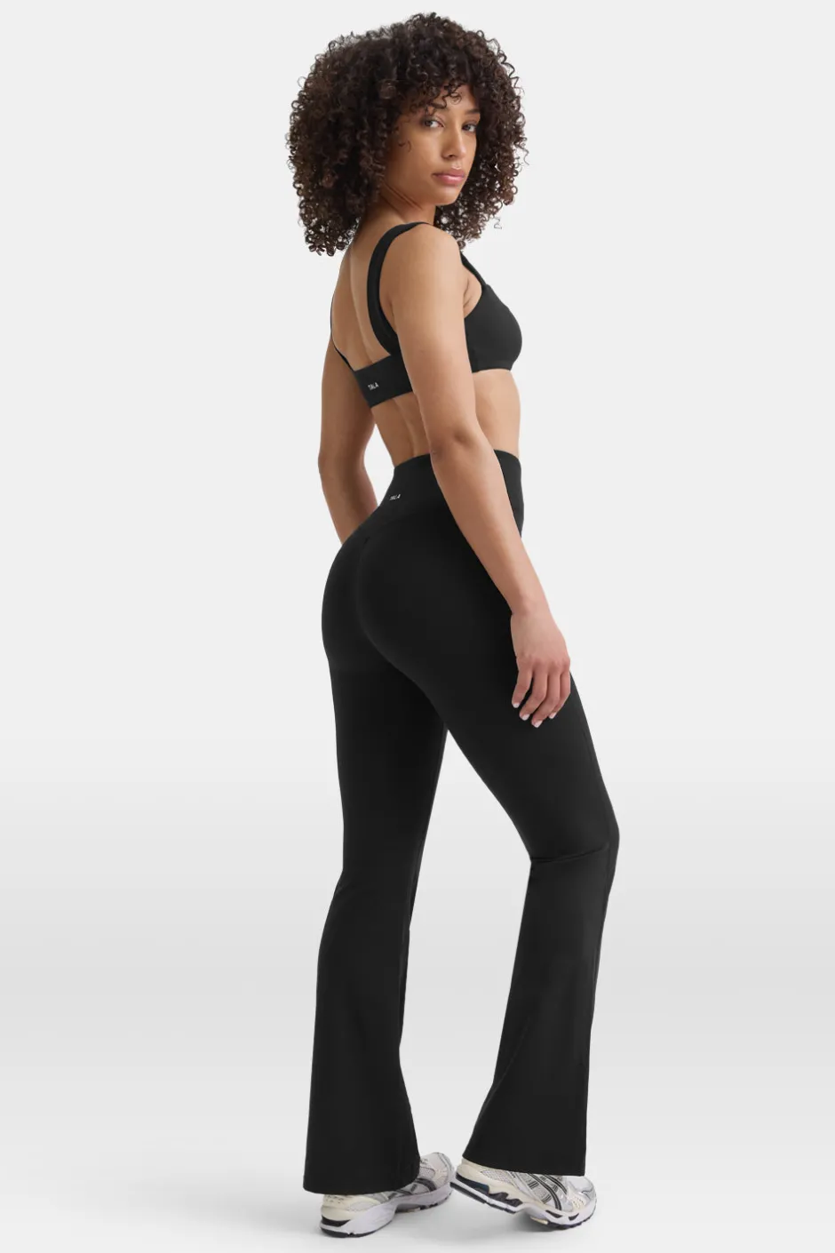 TALA Coffee Dates|Yoga / Pilates*DayFlex Wrap Flared Yoga Pant No Front Seam - Shadow