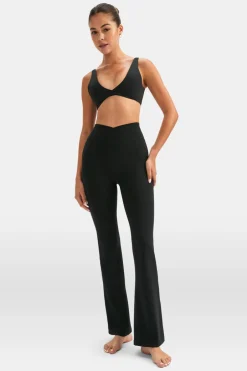 TALA Coffee Dates|Yoga / Pilates*DayFlex Wrap Flared Yoga Pant - Shadow