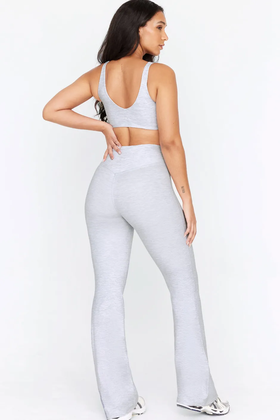 TALA Coffee Dates|Yoga / Pilates*DayFlex Wrap Flared Yoga Pant - Marl