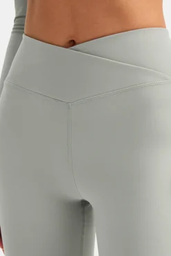 TALA Coffee Dates|Yoga / Pilates*DayFlex Wrap Flared Yoga Pant - Soft Sage