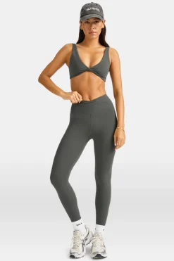 TALA Coffee Dates|Yoga / Pilates*DayFlex Wrap High Waisted Legging - Dark Olive