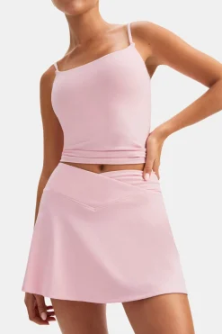 TALA Coffee Dates|Tennis / Padel*DayFlex Wrap Waist Skort - Ballet Slipper