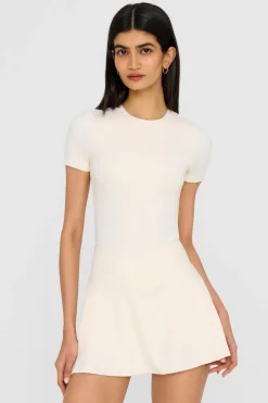 TALA Coffee Dates|Tennis / Padel*DayFlex Wrap Waist Skort - Buttermilk