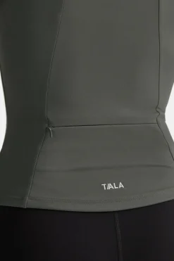 TALA Coffee Dates|Tennis / Padel*DayFlex Zip Through Jacket - Dark Olive