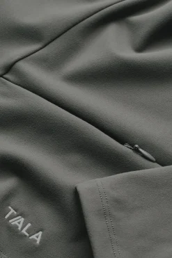 TALA Coffee Dates|Tennis / Padel*DayFlex Zip Through Jacket - Dark Olive