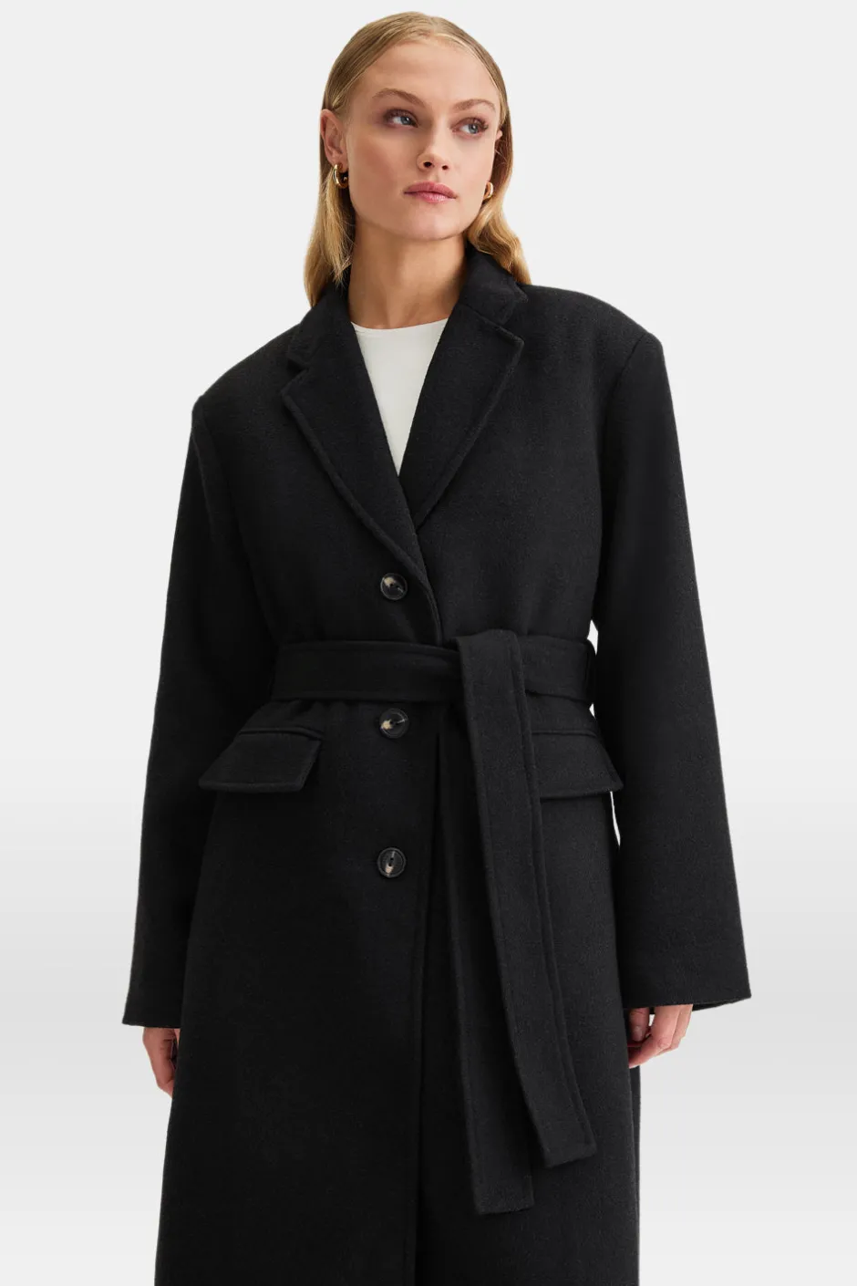 TALA Coats / Jackets*Everyday Single-Breasted Multiway Structured Overcoat -