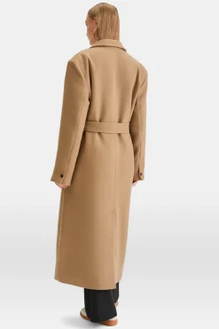 TALA Coats / Jackets*Everyday Single-Breasted Multiway Structured Overcoat - Camel