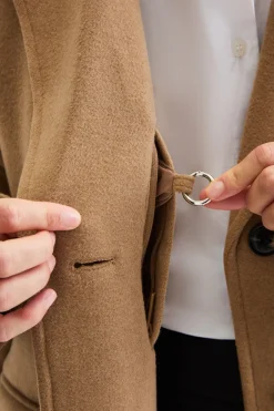 TALA Coats / Jackets*Everyday Single-Breasted Multiway Structured Overcoat - Camel