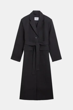 TALA Coats / Jackets*Everyday Single-Breasted Multiway Structured Overcoat - Charcoal