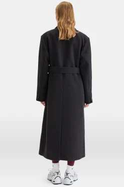TALA Coats / Jackets*Everyday Single-Breasted Multiway Structured Overcoat - Charcoal