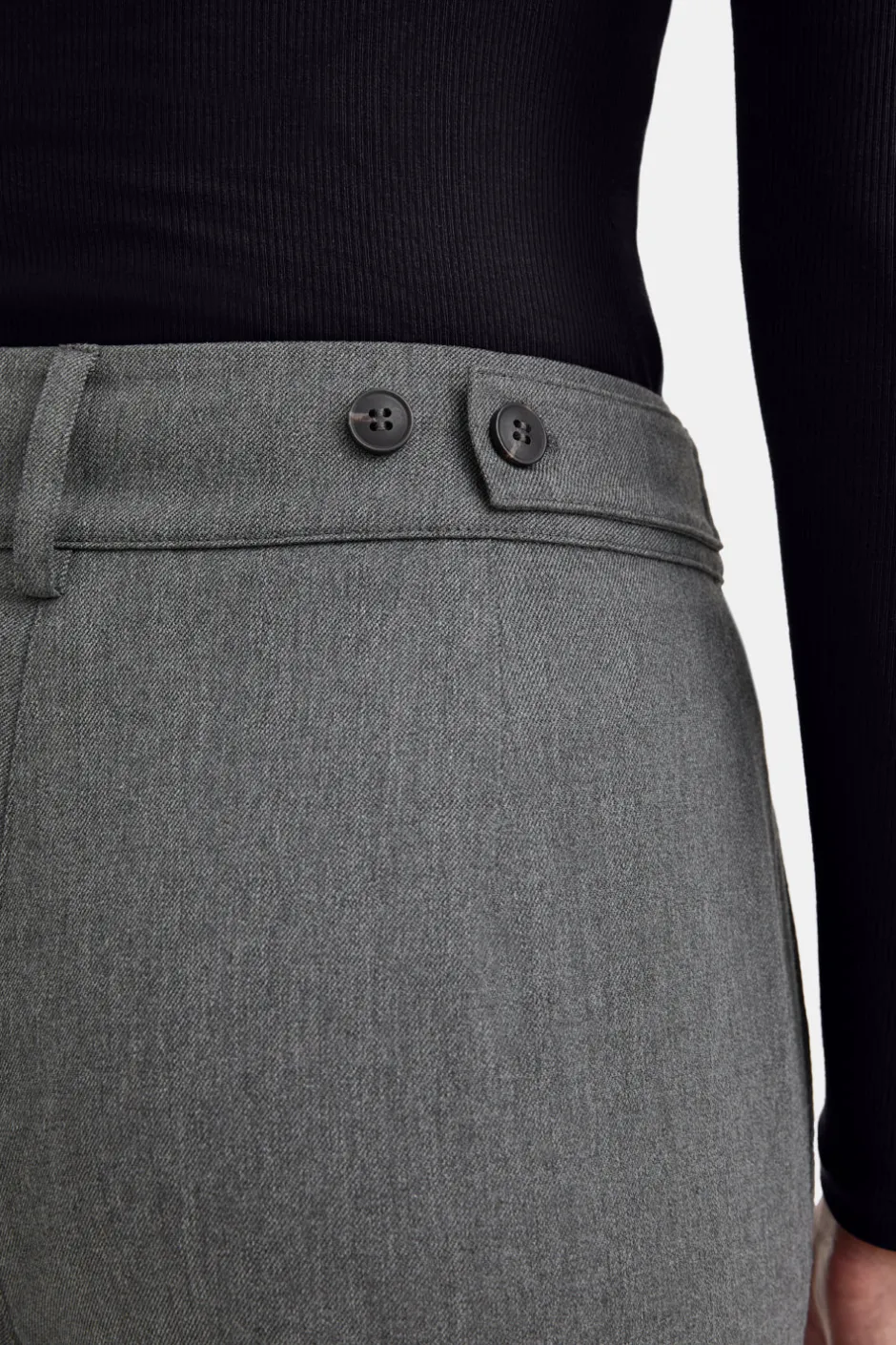 TALA Trousers*Everyday Tailoring Adjustable Multiway Cargo Trousers - Charcoal Marl