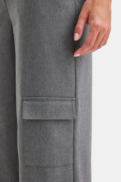 TALA Trousers*Everyday Tailoring Adjustable Multiway Cargo Trousers - Charcoal Marl