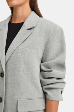 TALA Coats / Jackets*Everyday Tailoring Oversized Blazer - Iron Marl