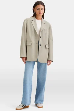 TALA Coats / Jackets*Everyday Tailoring Oversized Blazer - Pistachio