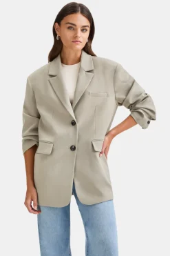TALA Coats / Jackets*Everyday Tailoring Oversized Blazer - Pistachio