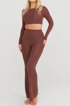 TALA Trousers*365 Flared Trousers - Chocolate