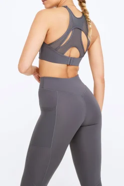 TALA Sports Bras*FormTech High Neck Running Sports Bra - Graphite