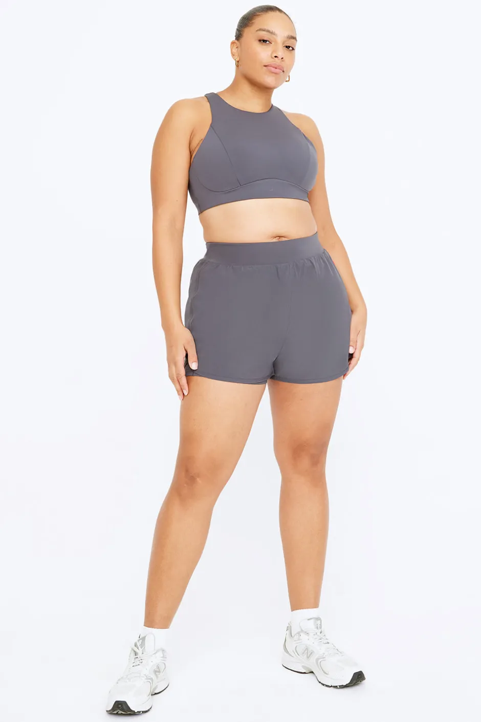 TALA Sports Bras*FormTech High Neck Running Sports Bra - Graphite