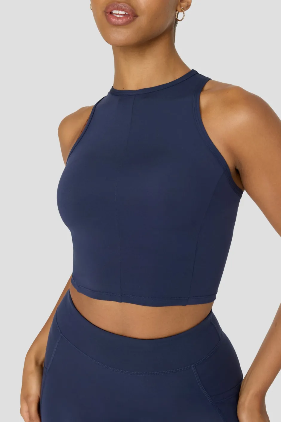 TALA Tops|Tops / Vests*FormTech Open Back Racer Tank - Navy