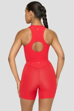 TALA Tops / Vests|Tops*FormTech Open Back Racer Tank - Chilli