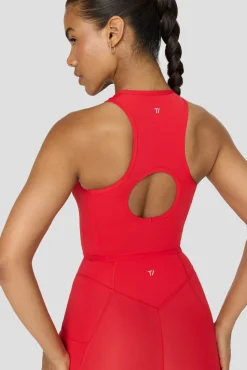 TALA Tops / Vests|Tops*FormTech Open Back Racer Tank - Chilli