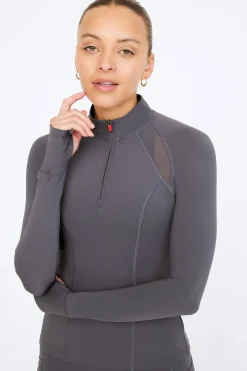 TALA Tops|Jackets*FormTech Quarter Zip Long Sleeve Running Top - Graphite