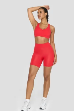 TALA Sports Bras*FormTech Zip Front Open Back Sports Bra - Chilli
