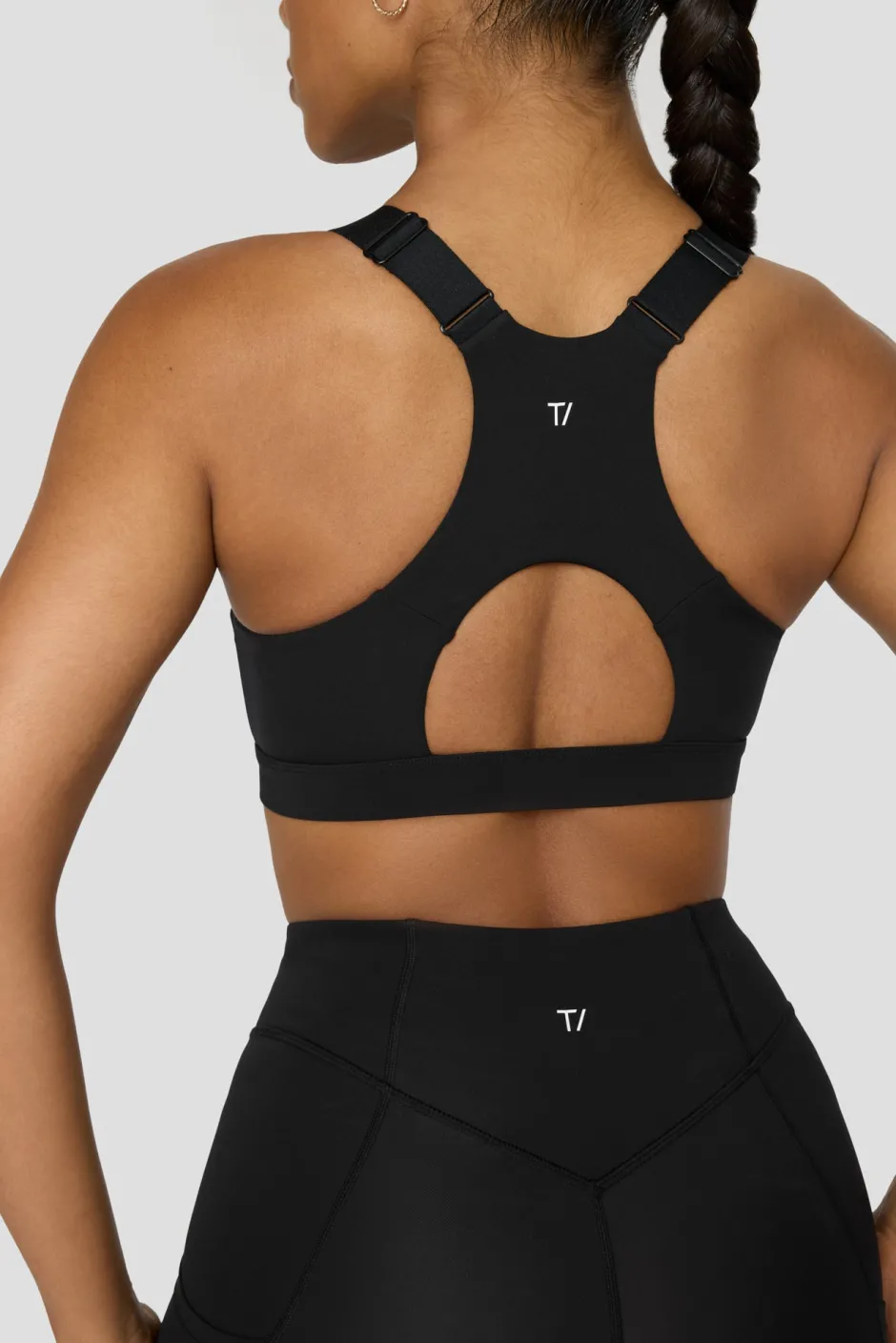 TALA Sports Bras*FormTech Zip Front Open Back Sports Bra -